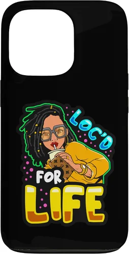 Vista 10 de Loc'd for Life Funny Locs Black Queen Dreadlocks Women Girls Case for iPhone 17