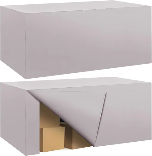 Vista 40 de Paquete de 2 manteles ajustados para mesa rectangular de 4 pies, 48 x 24 pulgadas, cubiertas de mesa verde manzana, tela de poliéster resistente al