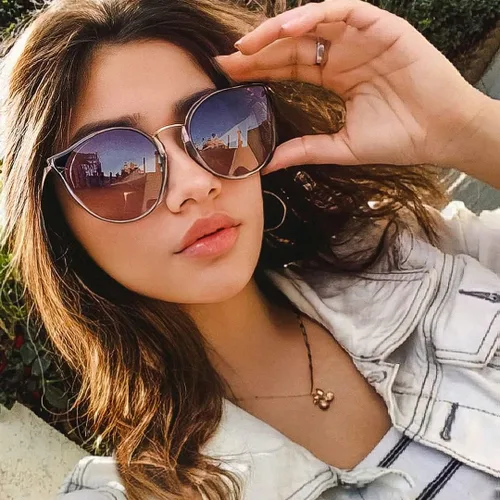 Vista 2 de SUNGAIT Gafas de sol polarizadas para mujer estilo vintage ojo de gato UV400