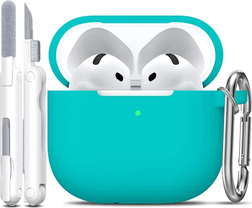 Vista 29 de R-fun for AirPods 2nd/1st Case Silicone Cover, Banana Violet Violeta plátano