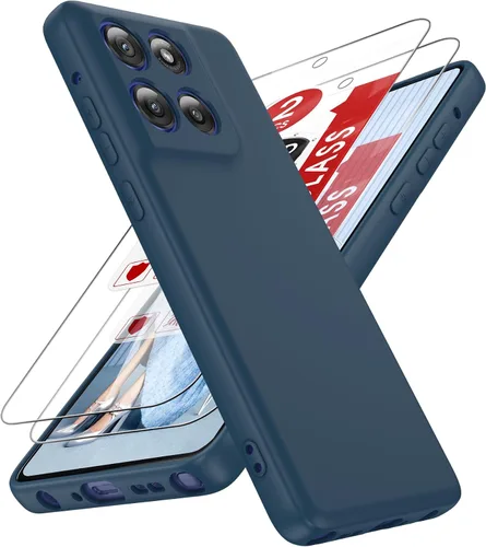 Vista 11 de LeYi Funda para Motorola Moto G Play 4G 2024: Funda para Moto G Play 4G 2024 con funda delgada y antiarañazos, silicona líquida a prueba de golpes