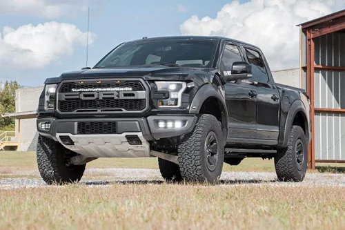 Vista 3 de Rough Country Kit de luces antiniebla DRL LED triple para Ford Raptor 2017-2020 - 70700DRL
