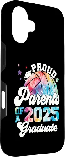 Vista 3 de iPhone 16 Parents of a 2025 Graduate Senior Graduation Volleyball Case