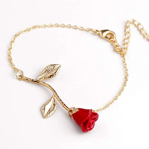 Vista 3 de Mothers Day Gift for Her Rose Bracelet Gifts for Women Gifts for Mom Beauty and the Beast Jewelry Gifts for Her Mothers Day Gifts From Daughter