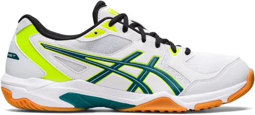 Vista 18 de ASICS Zapatos de voleibol Gel-Rocket 10 para hombre, Negro, M US Negro/New Leaf
