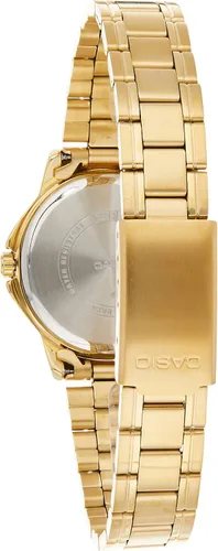 Vista 2 de Casio LTP-V004G-7B Reloj analógico de banda de acero inoxidable chapado en oro para mujer