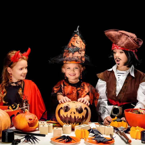 Vista 6 de 23 pares de aretes de Halloween para mujer, aretes de fantasma, calabaza y fantasma, bonitos aretes colgantes de maíz de caramelo, decoraciones