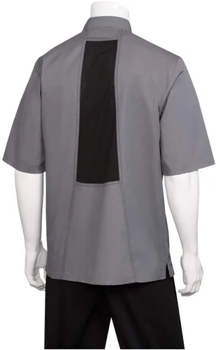 Vista 2 de Chef Works Men's Valais V-Series Chef Coat