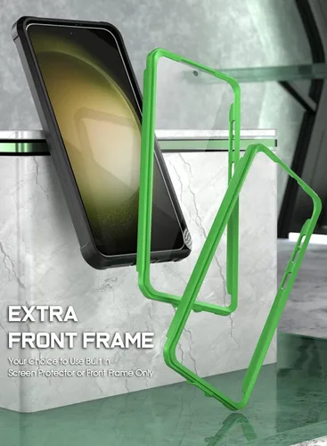 Vista 4 de Poetic Guardian - Funda para S23 5G de 6.2 pulgadas (2023) [prueba de caídas de grado militar de 20 pies], protector de pantalla integrado que