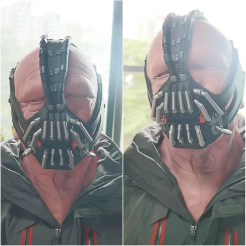 Vista 2 de Bane Mask - Máscara para disfraz de Batman
