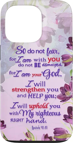 Vista 10 de So Do Not Fear for I 'm with You Isaías 41:10 - Funda cristiana para iPhone 17