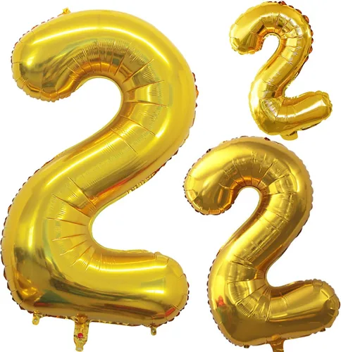 Vista 409 de Goer, conjunto de globos de papel aluminio para decoraciones de cumpleaños, globos de las letras de feliz cumpleaños y de números Oro