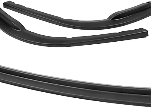 Vista 6 de Kit de 3 piezas de parachoques delantero compatible con Subaru Impreza WRX 2008-2010, alerón de protección divisor estilo CS, difusor de aire