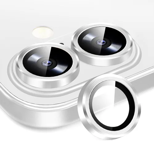 Vista 25 de Paquete de 2X2 Protector de Lente de Cámara para iPhone 17, iPhone 16 Plus/ 16 Protector de Pantalla de Lente de Vidrio Templado Cubierta de Cámara