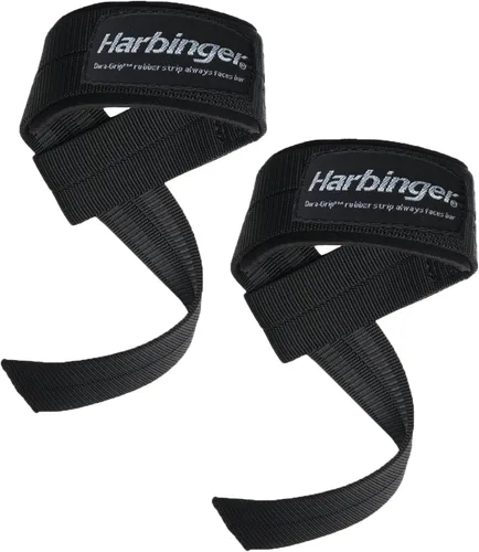 Vista 4 de Par de correas Harbinger de sujeción para hacer levantamientos con DuraGrip