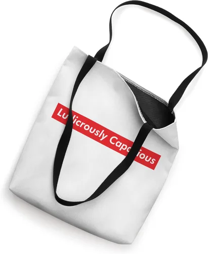 Vista 2 de Ludicrously Capaz Meme Fashion Viral Joke Funny Bolso Tote Bag