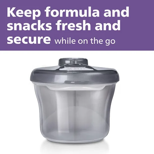 Vista 2 de Philips AVENT Dispensador de fórmula en polvo y taza para snacks, gris