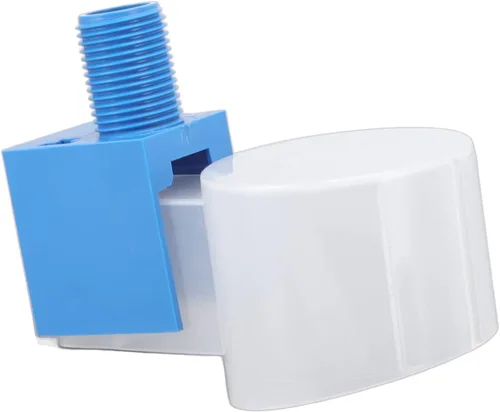 Vista 7 de Válvula de control de nivel de agua de 1/2 pulgada Válvula de flotador automática ABS de rosca G1/2 para piscina de ganado, evita el desbordamiento