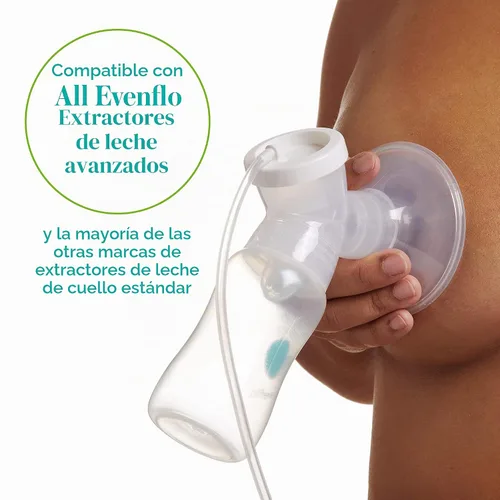 Vista 8 de Evenflo Botellas avanzadas de recolección de leche materna, paquete de 6 unidades de 5 onzas