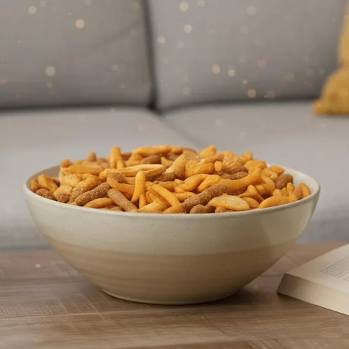 Vista 4 de Cheddar Lovers Snack Mix, bolsa a granel de 1 libra, distribución de Hampton