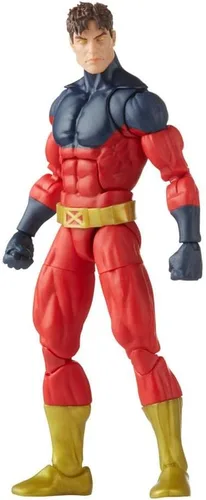 Vista 6 de Serie Marvel Legends X-Men - Figura de acción coleccionable de Vulcano de Marvel de 6 pulgadas, juguete con 2 accesorios y 1 pieza de construcción