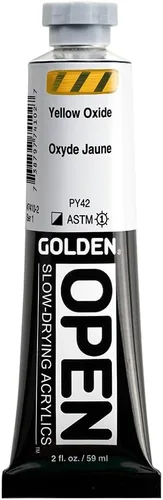Vista 35 de Golden Open Pintura Acrílica, 2 onzas, Siena Quemada
