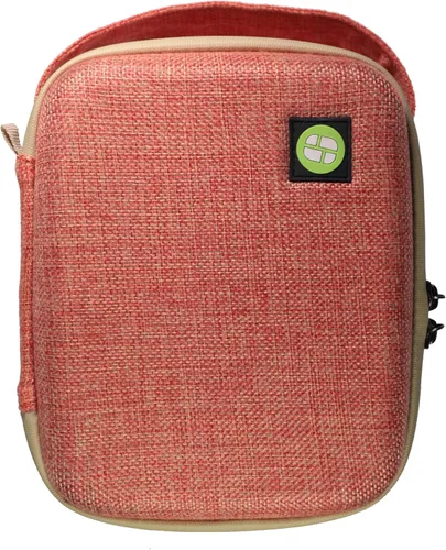 Vista 3 de STASHLOGIX Bolsa de control de olores con cerradura de combinación Bolsa de almacenamiento sin olor: The Silverton Naranja