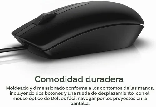 Vista 4 de Dell MS116 - Ratón de PC con rueda de desplazamiento para PC/Mac de 2 vías