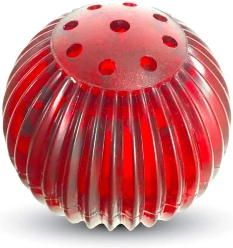 Vista 10 de Pet Qwerks Animal Sounds Babble Ball - Juguete interactivo para masticar para perros, tamaño grande
