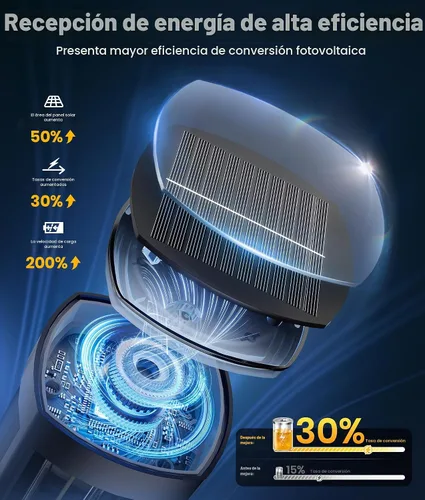 Vista 3 de ALFIOT - Farolas solares para camino al aire libre, luces solares para exteriores, impermeables IP65, encendido/apagado automático, luces de jardín