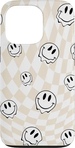 Vista 10 de Retro Swirl - Carcasa para iPhone 17, diseño de cara sonriente feliz
