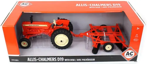 Vista 6 de ERTL 1/16 Allis Chalmers D-19 Tractor con grada de discos 16441