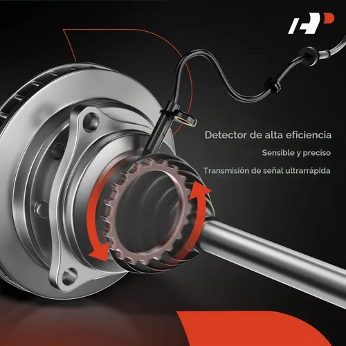 Vista 3 de A-Premium Sensor de velocidad de rueda ABS compatible con modelos Mazda - CX-7 2007-2012, CX-9 2007-2015 - Lado delantero derecho del pasajero