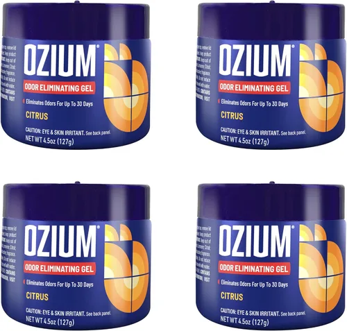 Vista 10 de Ozium Gel eliminador de olores de 4.5 onzas, alternativa a ambientador