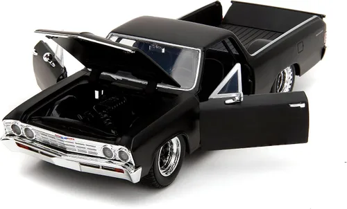 Vista 6 de Jada Fast & Furious Fast X 1:24 1967 Chevy El Camino - Coche fundido a presión, juguetes para niños y adultos