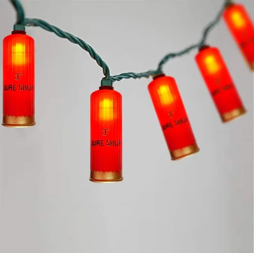 Vista 8 de Guirnalda de luces de Papá Noel de 8.5 pies, guirnalda de luces de decoración de Navidad con 10 luces de Papá Noel, luces de Navidad impermeables