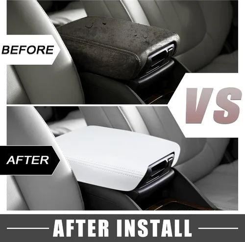 Vista 6 de Funda impermeable para consola central de coche, color blanco, para Hyundai Tucson 2022 2023