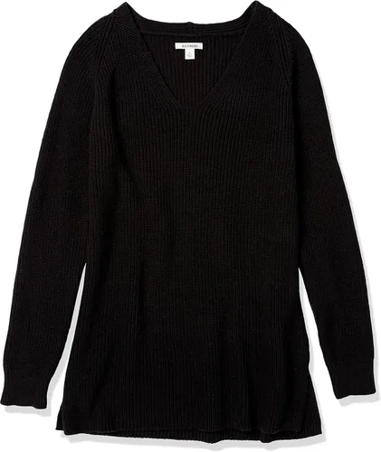 Vista 6 de Goodthreads Suéter de algodón con cuello en V profundo para mujer
