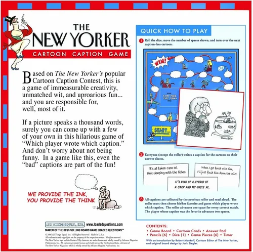 Vista 2 de All Things Equal Inc The New Yorker Cartoon Caption Game