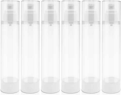 Vista 8 de TRENDBOX Botellas de viaje con bomba de vacío sin aire de 1.0 fl oz / 1 oz para lociones, crema, paquete de 4