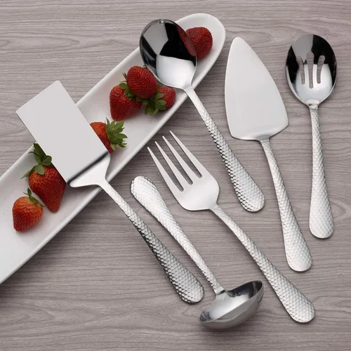 Vista 2 de Gourmet Basics by Mikasa Juego de servir helechos, 6 piezas
