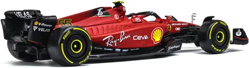 Vista 7 de HTLNUZD Bburag 1:43 Último 2022 F1-75#55 Carlos Sainz 1/43 Alloy Racing F1-75#55 Lujo Fórmula Uno Vehículos Fundidos Estáticos Die Cast Vehículos