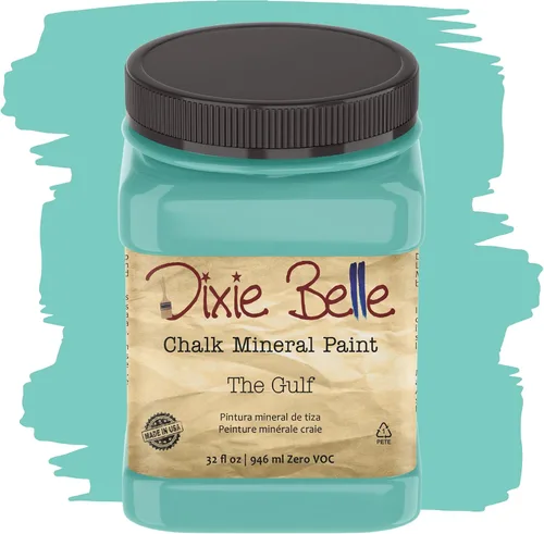 Vista 117 de Pintura para muebles con acabado de tiza Dixie Belle Paint Company - Amatista (4oz) - Pintura mineral de tiza chic púrpura profundo mate