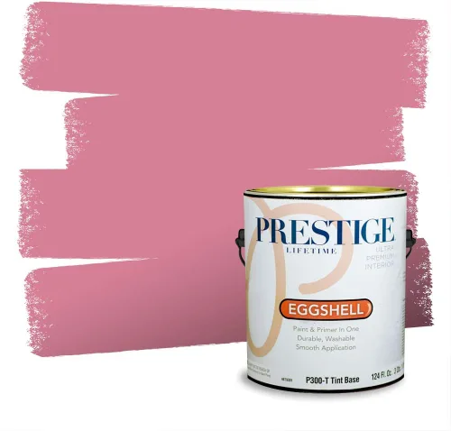 Vista 375 de Prestige Paints Pintura exterior e imprimación en uno, 1 galón, plano, coincidencia comparable de Valspar* Amber Rose*