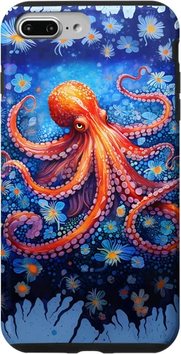 Vista 12 de Funda con diseño de criatura marina de pulpo Kraken para iPhone 17