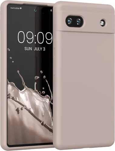 Vista 233 de kwmobile Funda Compatible con Google Pixel 6 Pro - Funda de Teléfono de Silicona TPU con Acabado Suave - Azul Caribe