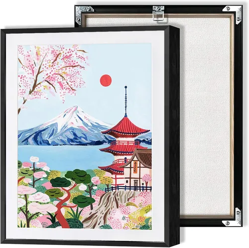 Vista 34 de Viokalt Escena Vintage de la Ciudad Prohibida de Beijing Paisaje de Viaje Arte de Pared Funki Paisaje de Ciudad China Cuadros Antiguos Pintura