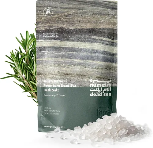 Vista 12 de Sales del Mar Muerto para remojar, relajante baño de sal para rejuvenecimiento corporal, sales minerales naturales, sales de baño gruesas del mar