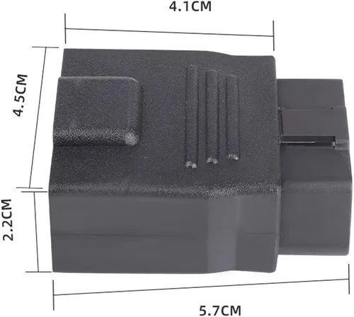 Vista 7 de Mini tamaño OBD2 OBDII Full 16 Pin macho a hembra Adaptador de diagnóstico Extensor de diagnóstico OBD Conector de extensión de puerto convertidor