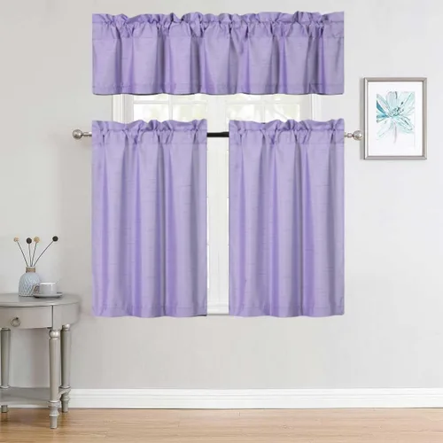 Vista 19 de Versátil juego de 3 piezas con bolsillo para barra, panel de ventana pequeña, con forro de espuma, cortina opaca (K3) (negro)